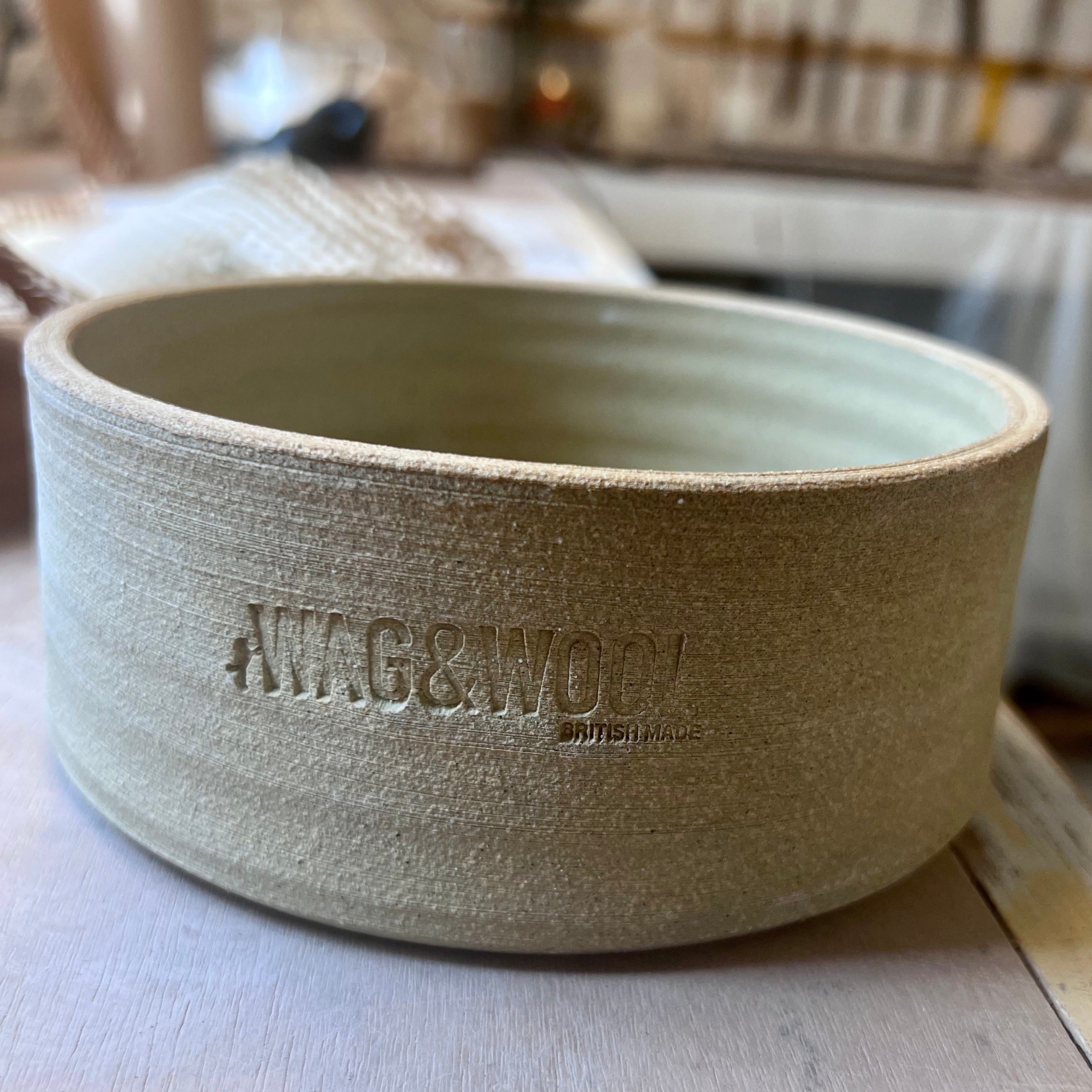 Custom ceramic dog store bowls