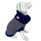 mannequin in a navy dog jumper 